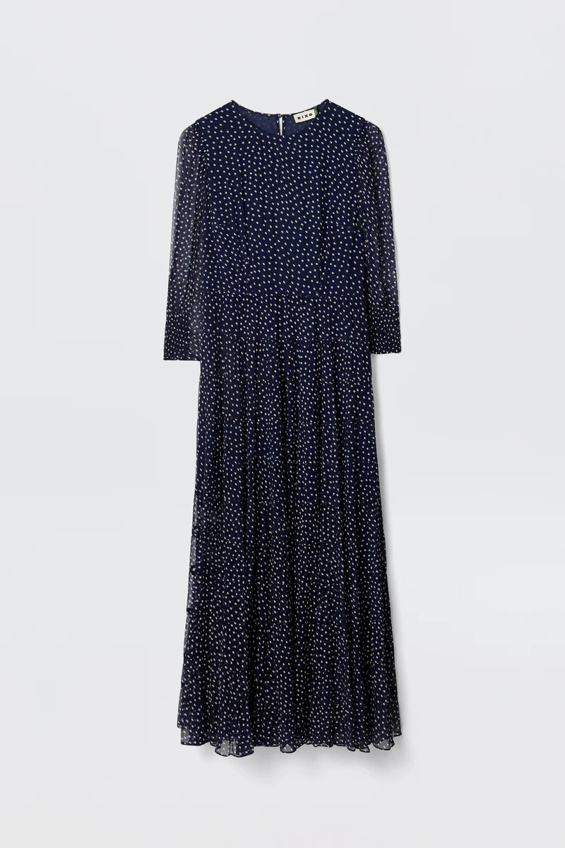 Kristen - Navy Polka Dot | Rixo