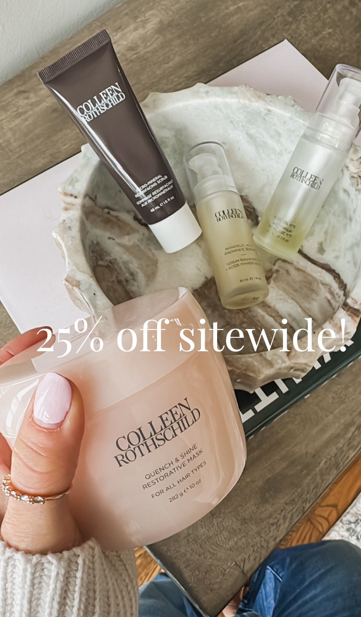 Don’t miss this SALE!!
25% off sitewide / 30% off $200+

#LTKBeauty #LTKSaleAlert #LTKdayinmylife