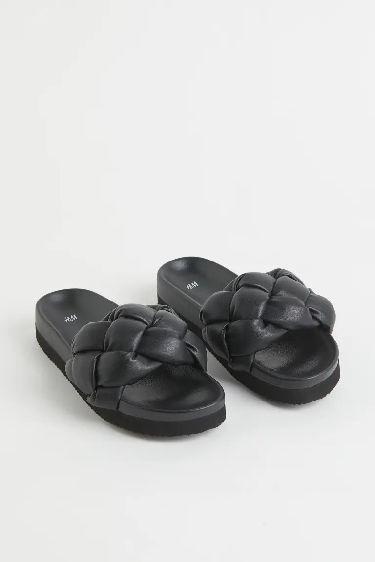 Geflochtene Pantoletten | H&M (DE, AT, CH, NL, FI)