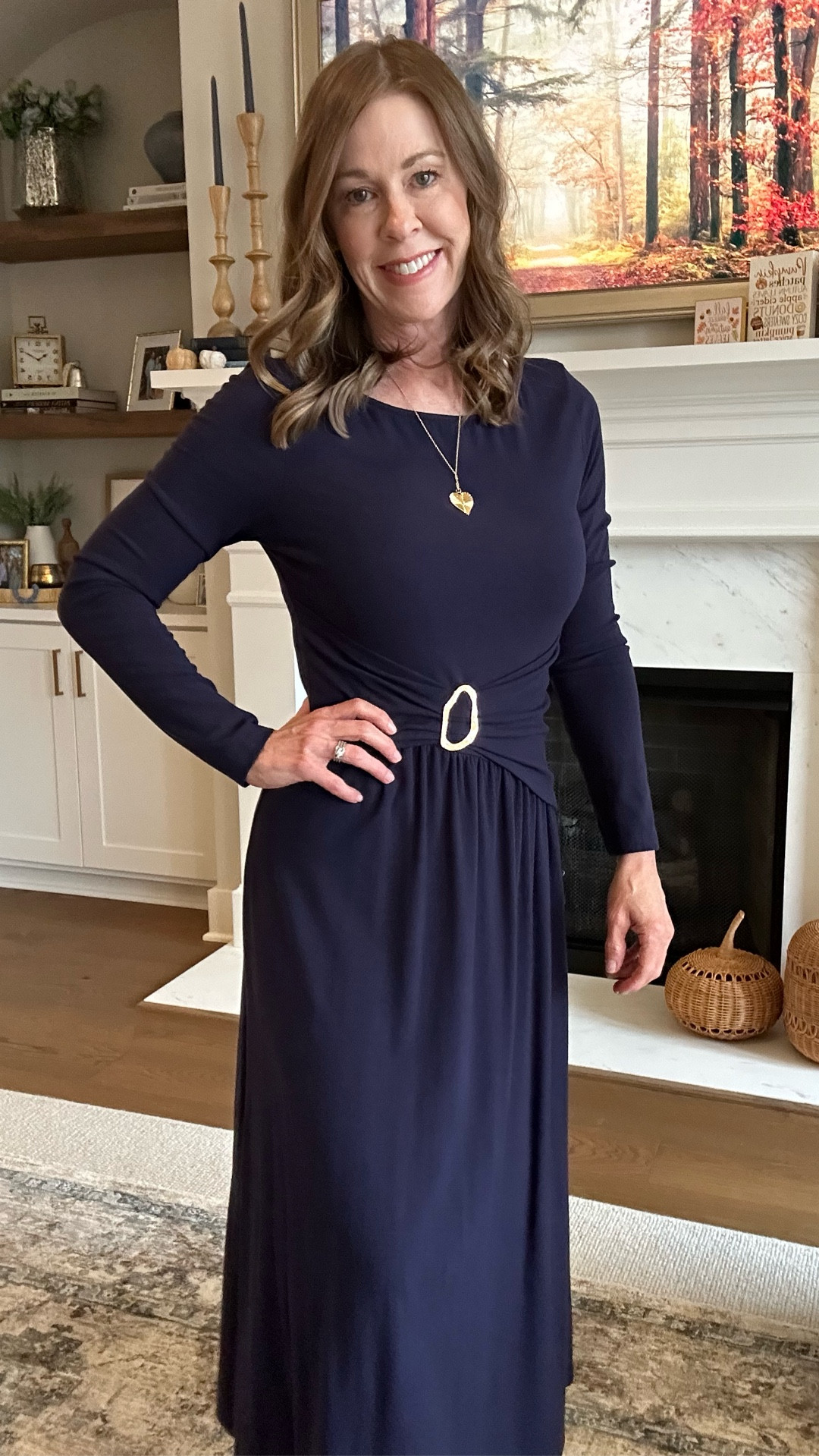 The most comfortable dress from Amazon! This Navy blue dress has a faux wrap belt on the front adorned with a gold buckle! 
I’m wearing a size small and it true to size! 
Comes in several colors!!!!!
#amazongashion #amazondress #amazonfinds #merokeety 

#LTKStyleTip #LTKPetite #LTKFindsUnder50