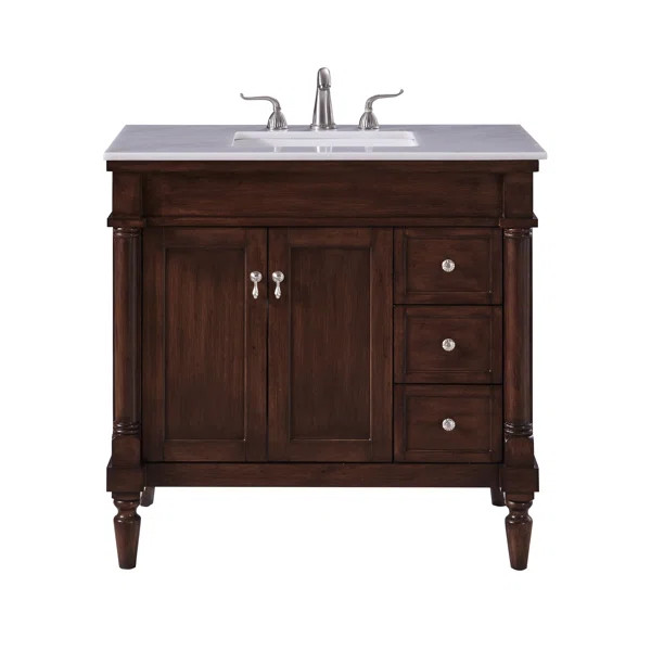 Uriah 36'' Single Bathroom Vanity with Top | Wayfair North America