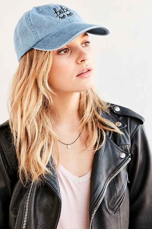 The Style Club Babe Denim Baseball Hat,BLUE,ONE SIZE | Urban Outfitters US