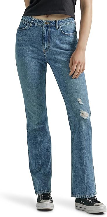Wrangler Women's High Rise Bold Boot Jean | Amazon (US)