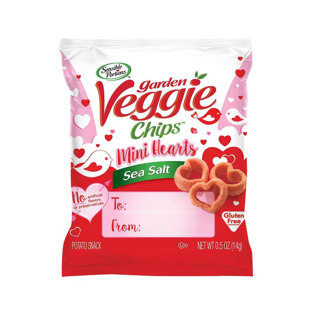 Sensible Portions Valentine's Garden Veggie Mini Hearts - 6oz/12ct | Target