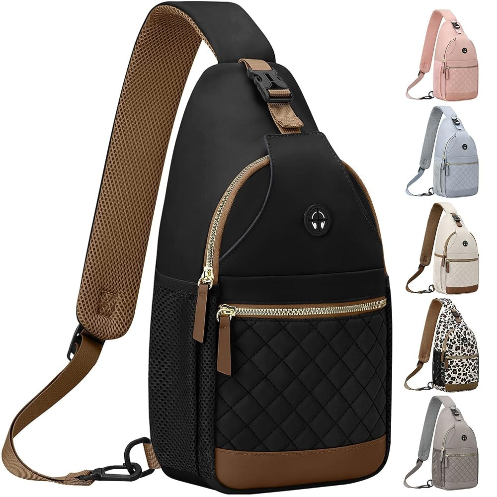 Small Crossbody Purses Bags for Women Men Travel, Chest Sling Bag Women Casual Cross Body Bag for... | Amazon (US)