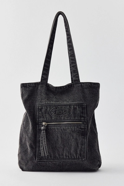 BDG Logo Washed Denim Tote Bag | Urban Outfitters (US and RoW)
