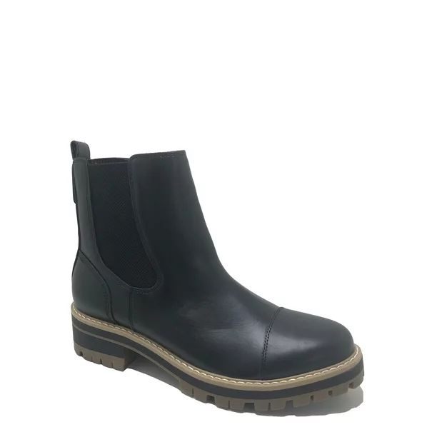 Time and Tru - Time and True Women's Lug Chelsea Boot (Wide Width Available) - Walmart.com | Walmart (US)