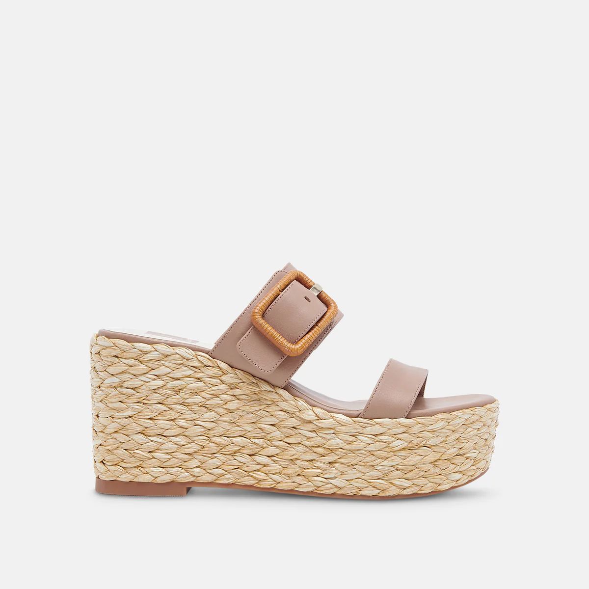 THORIN WEDGES CAFE LEATHER | DolceVita.com