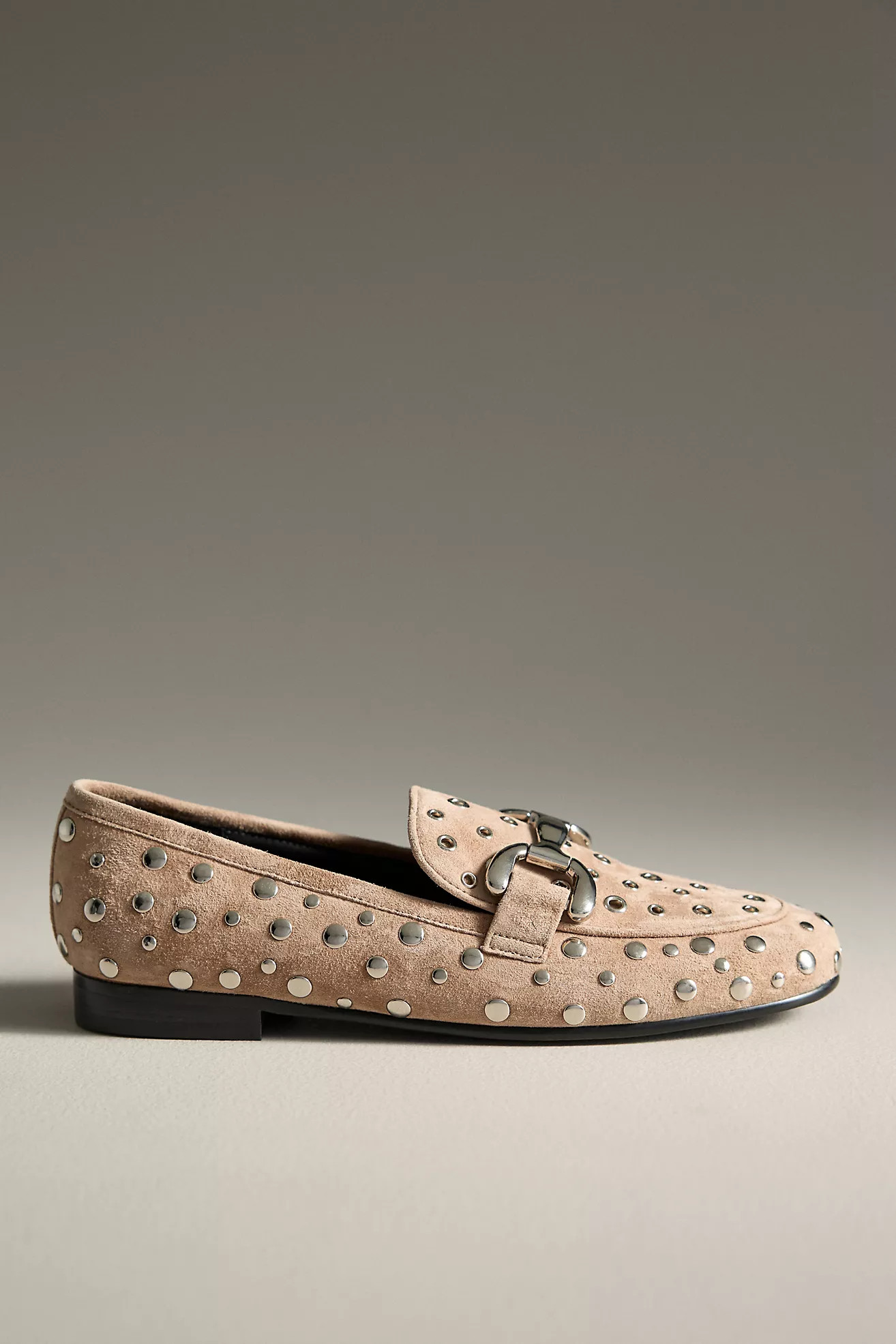 Bibi Lou Zagreb Suede Studded Loafers | Anthropologie (US)