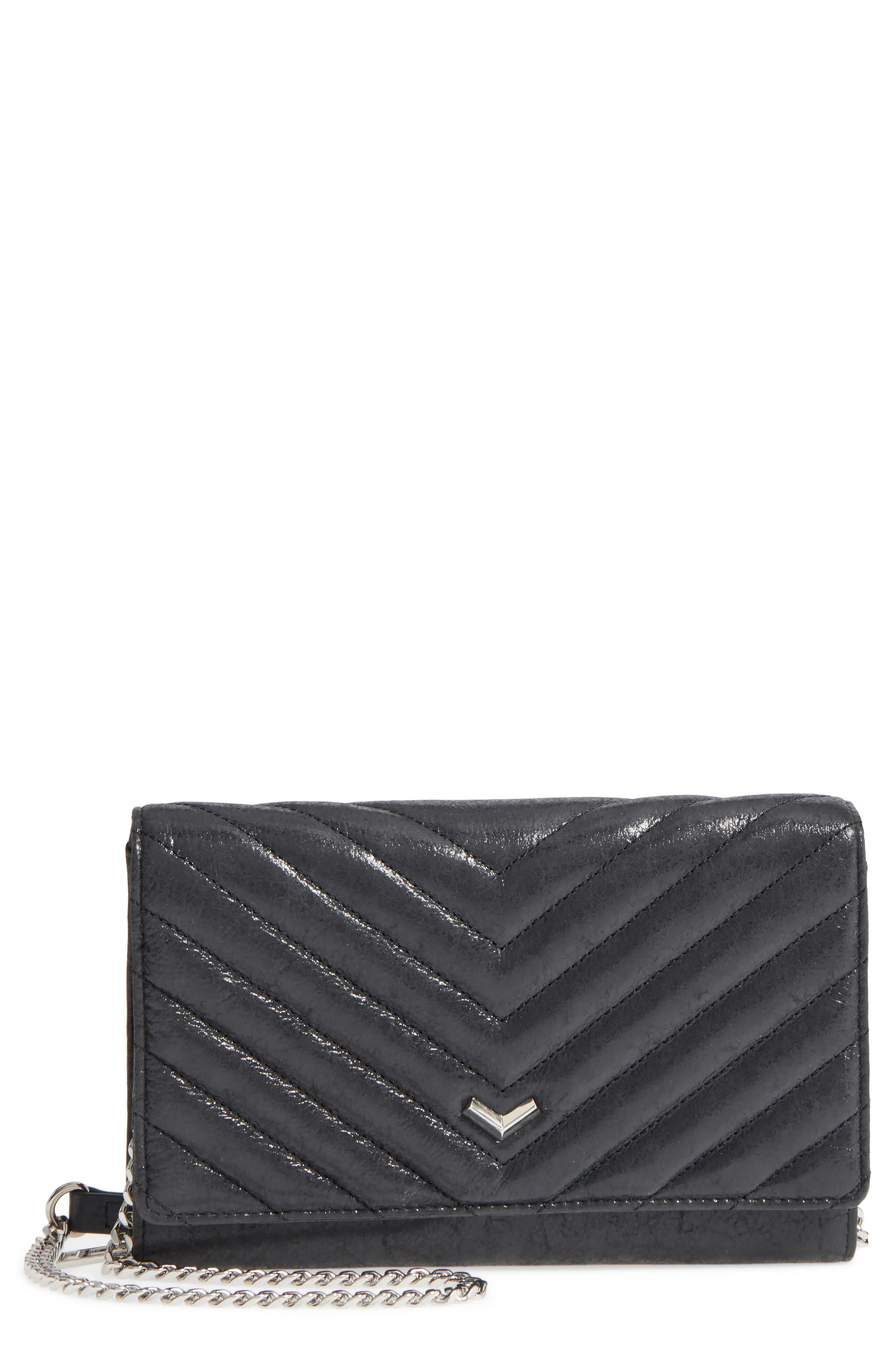 Soho Calfskin Leather Wallet on a Chain | Nordstrom