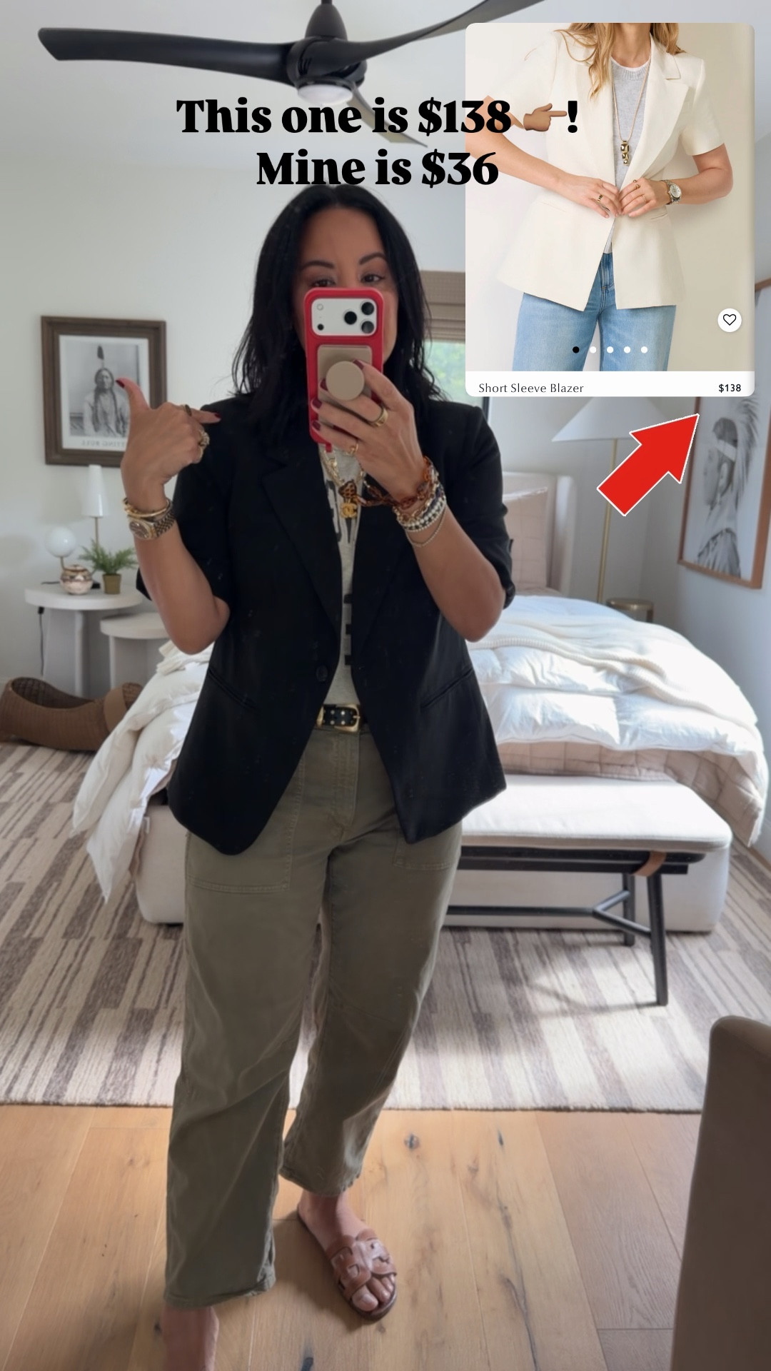 Blazer size medium, t-shirt size medium, pants size 29 (I’m a curvy size 8), shoes fit tts. 

#LTKWorkwear #LTKOver40