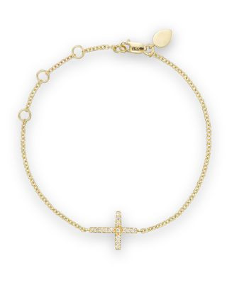 14K Yellow Gold Cross Bracelet | Bloomingdale's (US)
