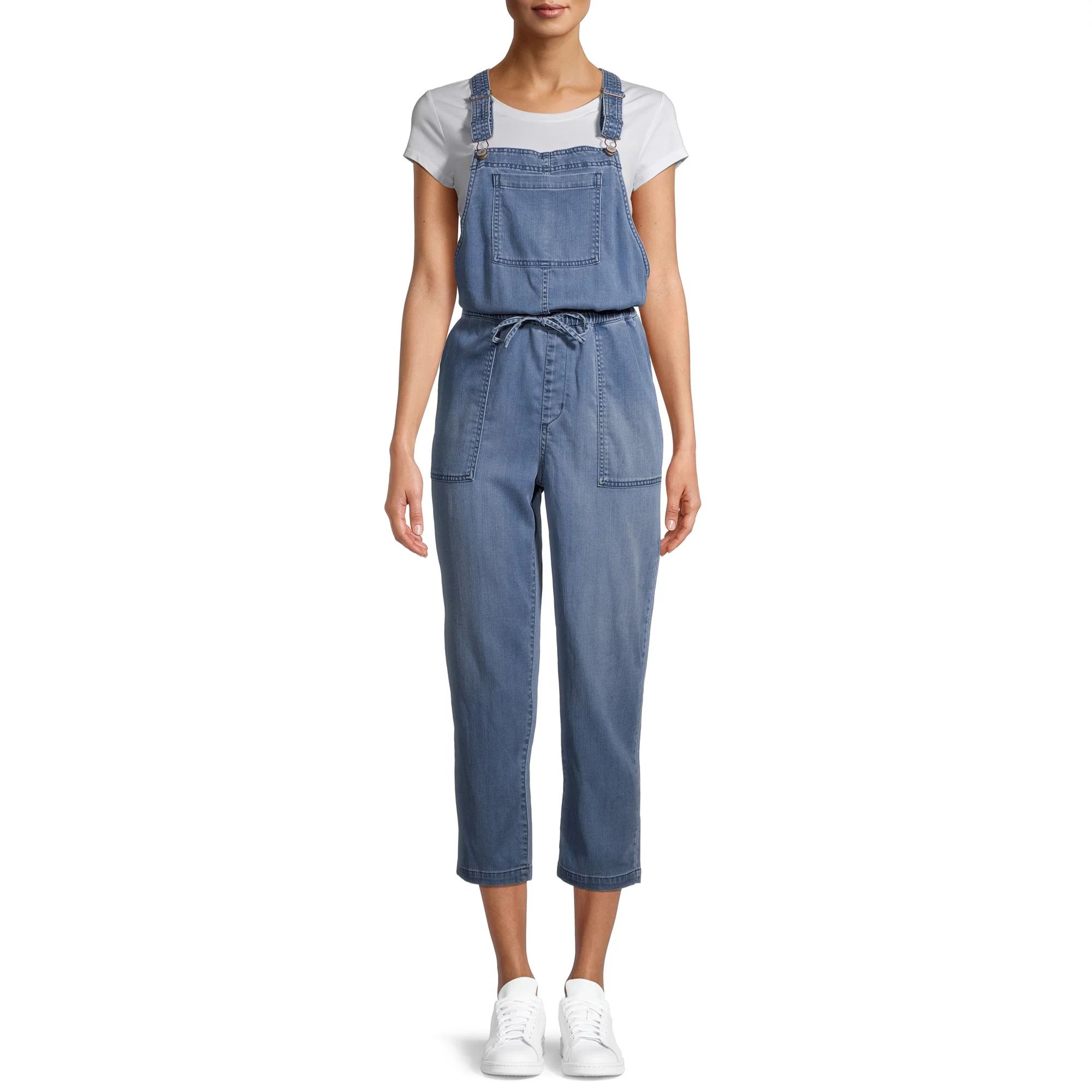 Time and Tru Women's Lightweight Soft Overalls | Walmart (US)