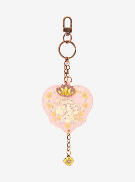 Disney Tangled Rapunzel & Maximus Floral Keychain - BoxLunch Exclusive | BoxLunch | BoxLunch