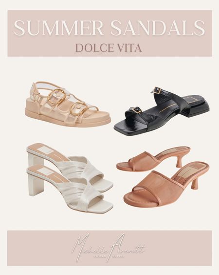 Summer sandals I am loving lately from Dolce Vita! They have such great sandals and heels for any occasion  

#LTKStyleTip #LTKShoeCrush #LTKWorkwear