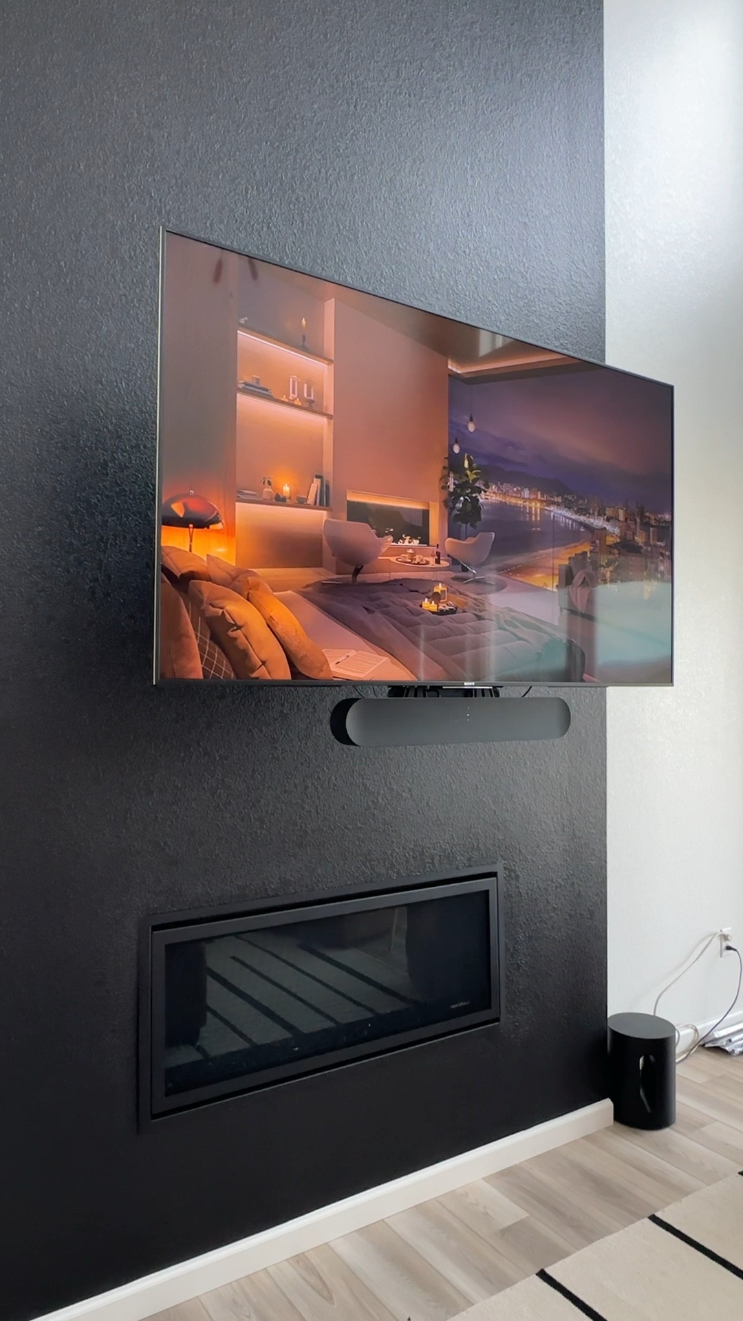 Tv Mount, automated tv mount, modern fireplace 

#LTKHome #LTKWatchNow #LTKMens