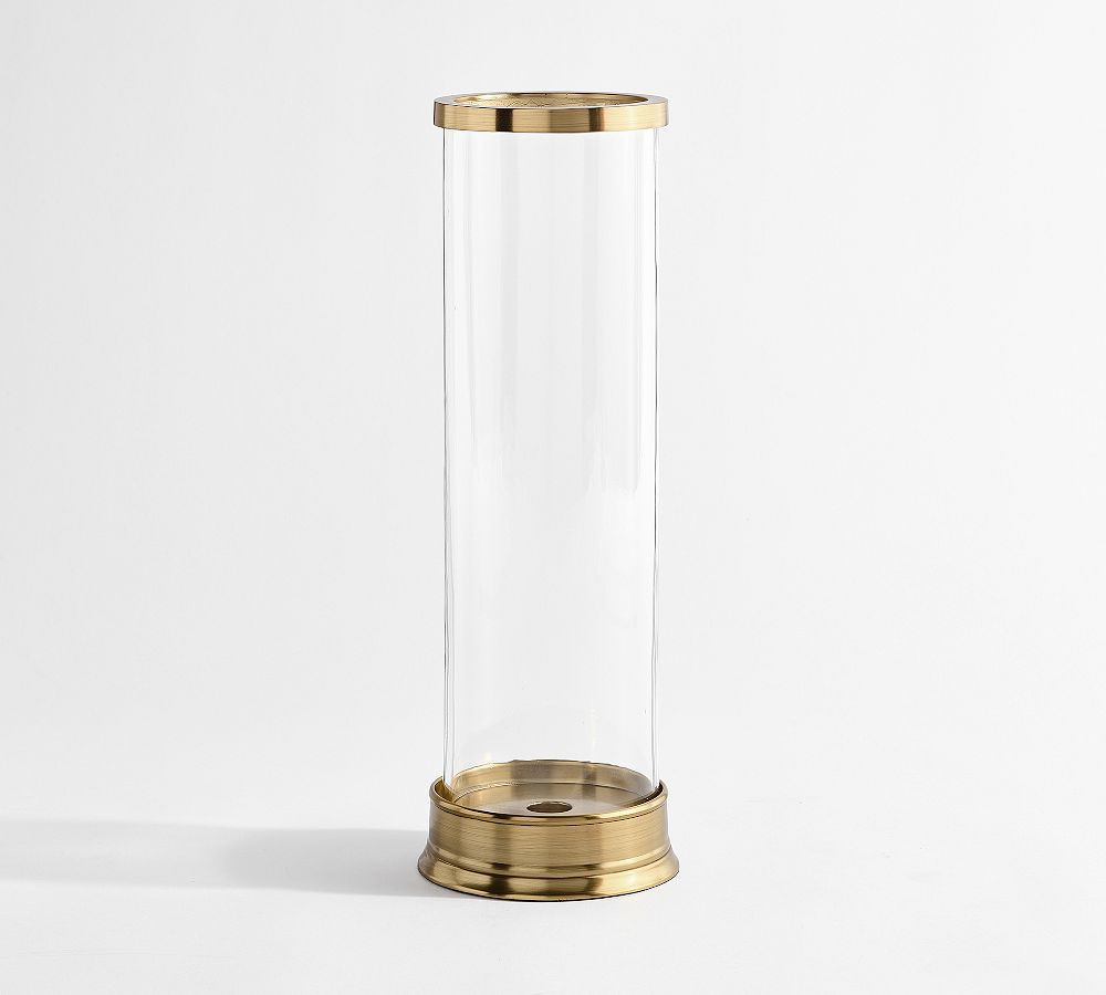 Daphne Hurricane: Brass: Taper Holder | Pottery Barn (US)
