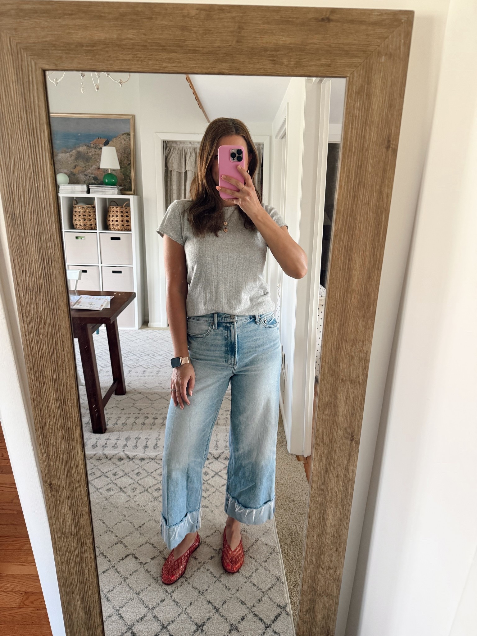 Saturday fit 🤍🌸✨

Pistola denim
J crew top 
Jelly flats 

#LTKootd #LTKmomlife #LTKgrwm