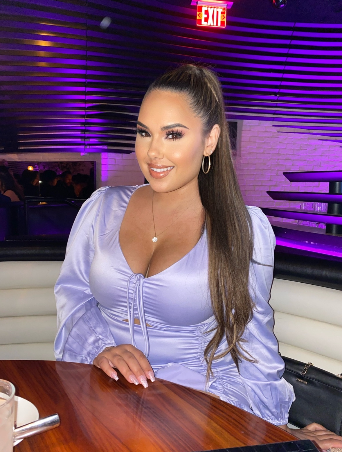 Birthday dress vibes 💜 Wore this silk long sleeve dress to dinner. 

#LTKCyberWeek #LTKHoliday #LTKGiftGuide