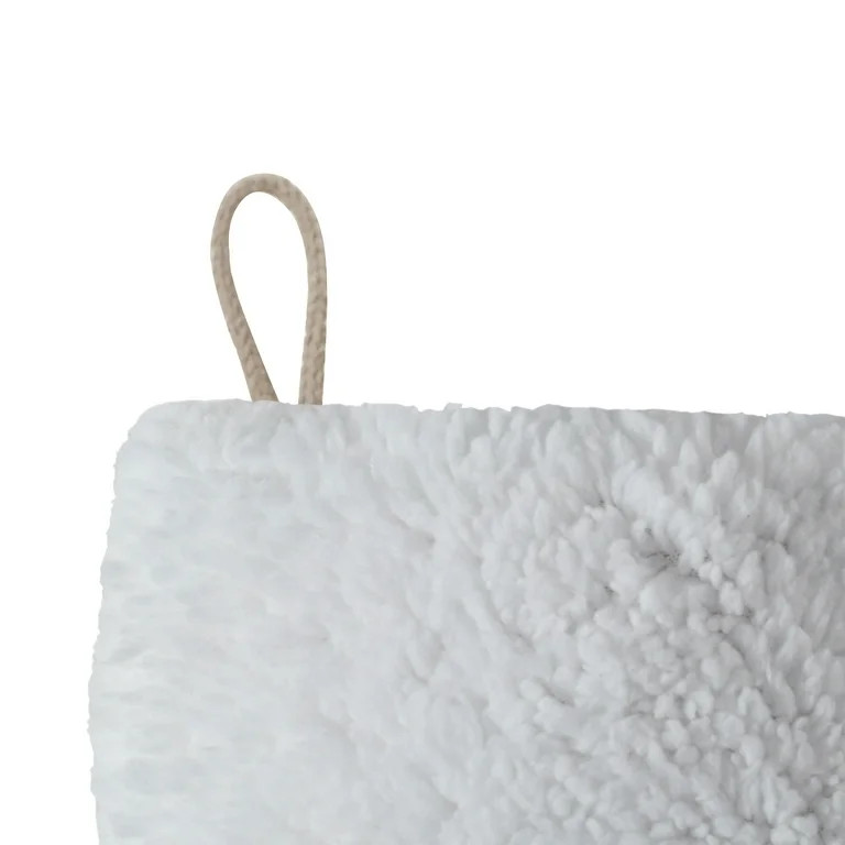 My Texas House Charlotte Medias Navideñas de Tejido de Cesta de Chenilla Gris 20" x 10" (2 Unida... | Walmart (US)