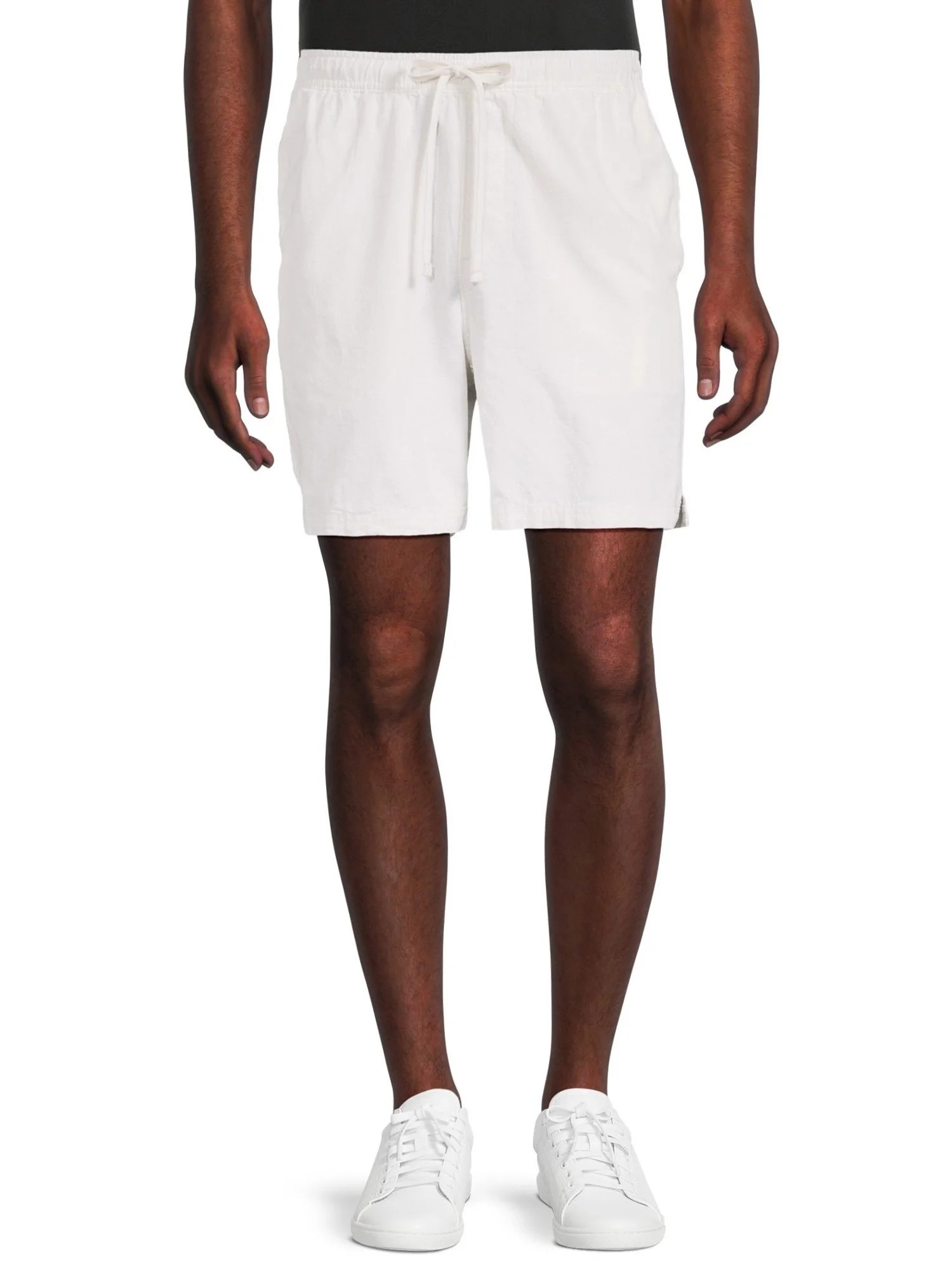 No Boundaries Men's and Big Men's Linen Blend Shorts, Sizes XS-5XL - Walmart.com | Walmart (US)
