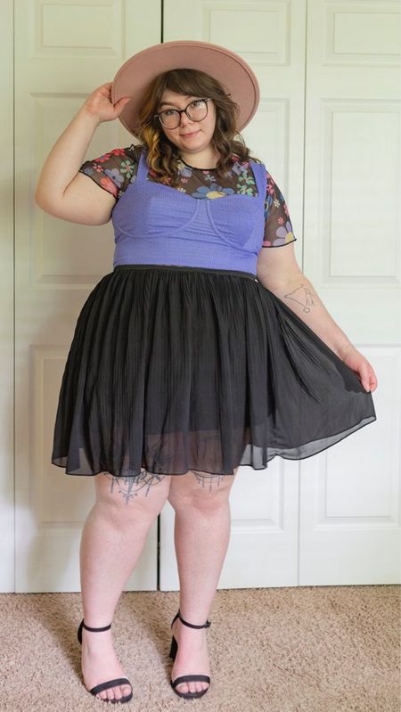 Plus size summer layered sheer corset mini skirt outfit

#LTKcurves #LTKSeasonal #LTKstyletip