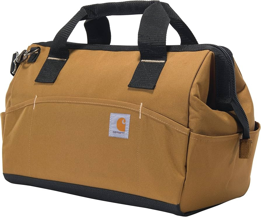 Carhartt Onsite Tool Bag, Durable Water-Resistant, Tool Storage Bag, Midweight, 16-Inch 17 Pocket... | Amazon (US)