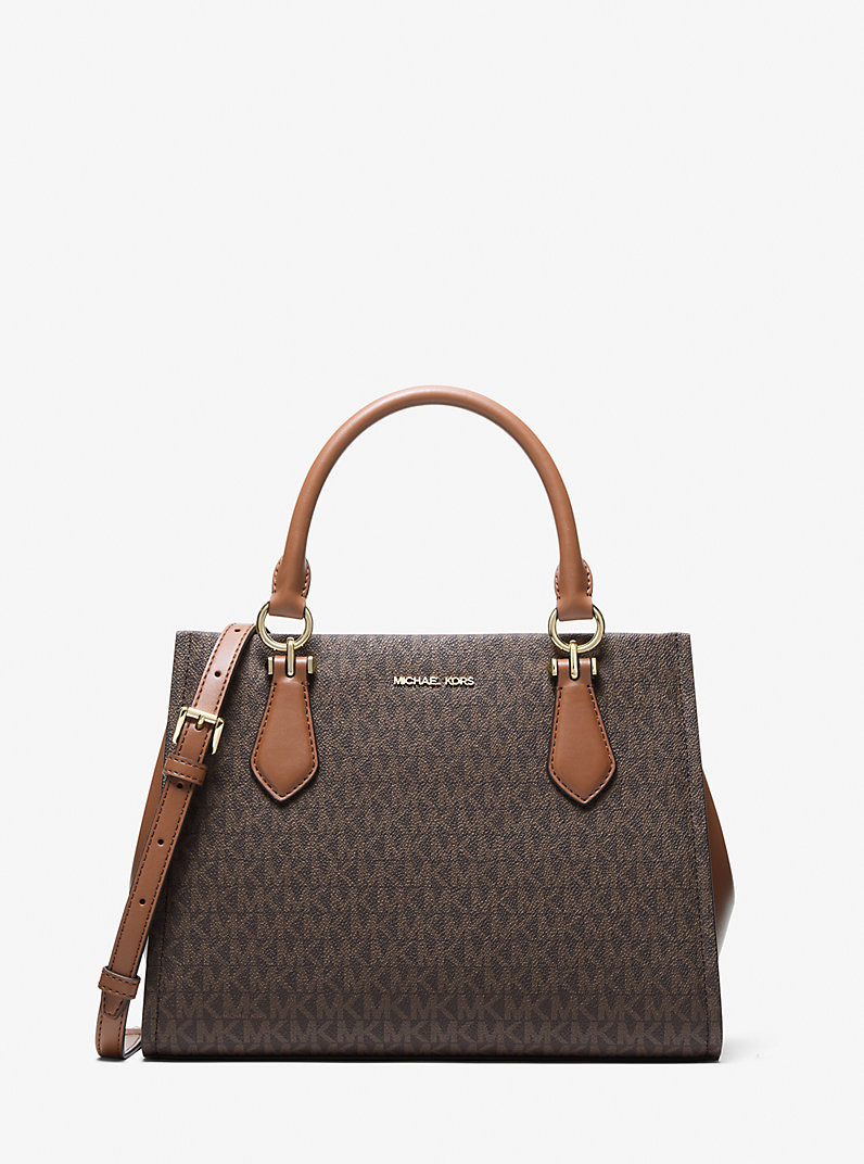 Marilyn Medium Signature Logo Convertible Satchel | Michael Kors US