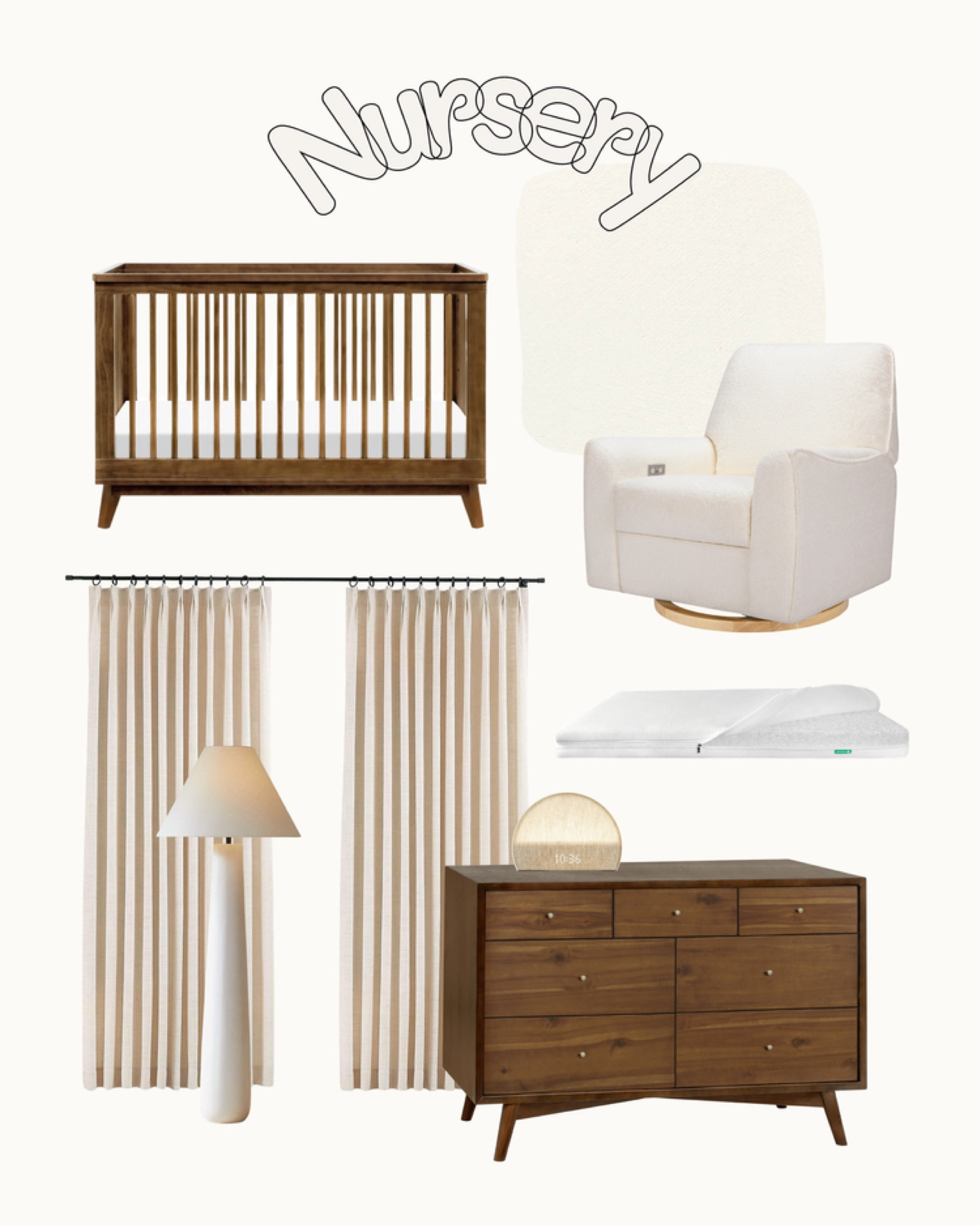 Neutral baby nursery for baby #2! This is what we’ve ordered and what the inspo was for our design, we don’t know the gender of baby yet so just keeping it cozy and neutral for now! 

#LTKbump #LTKhome #LTKbaby