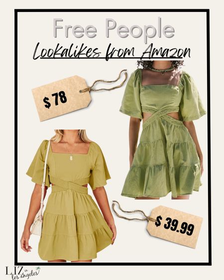 This Sunlight Mini dress from Free People is absolutely adorable and the best part is that there is an Amazon lookalike for less! Amazon’s version of the Free People Sunlight Mini dress is super affordable at $40 and has some great ratings!

Shop these dresses to create the perfect fall outfit  

#LTKSeasonal #LTKunder50 #LTKparties