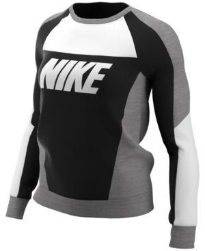 Nike Sportswear Colorblocked Fleece Sweatshirt | Macys (US)
