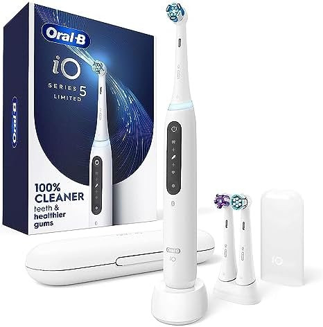 Oral-B iO Deep Clean + Whiten Rechargeable Electric Toothbrush with Visible Pressure Sensor, 2 Mi... | Amazon (US)
