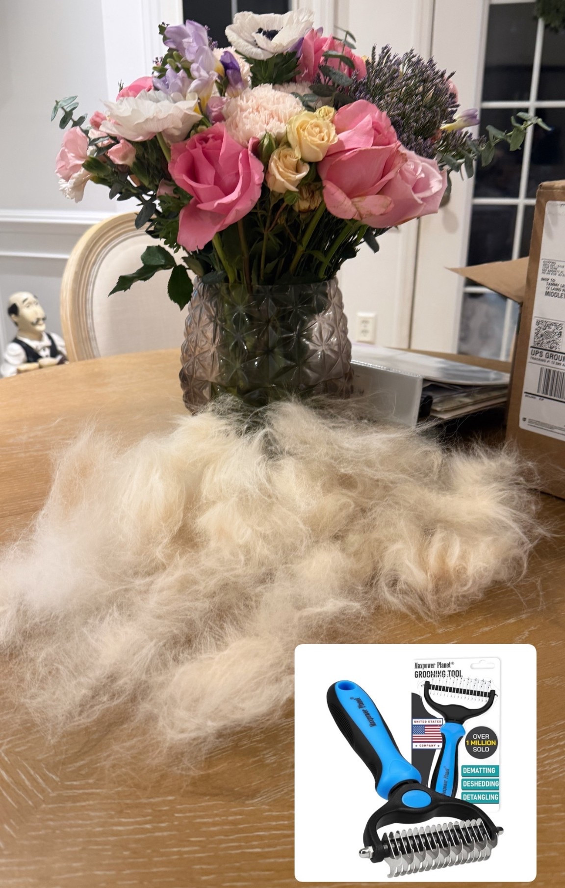This literally is the best dog brush, especially during shedding season