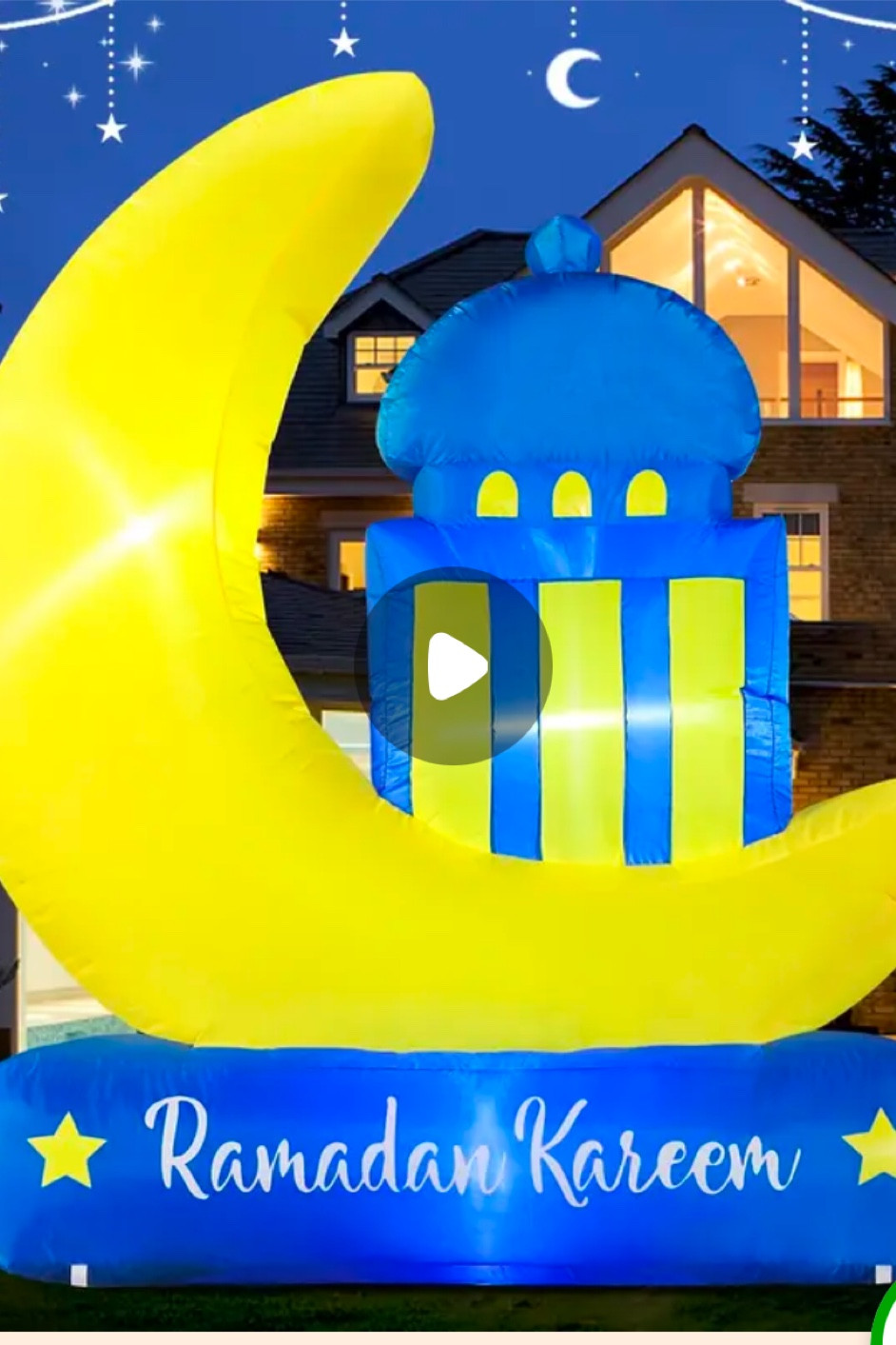 Ramadan inflatable. Ramadan decor for your home. 

#LTKSeasonal #LTKFindsUnder50 #LTKHome