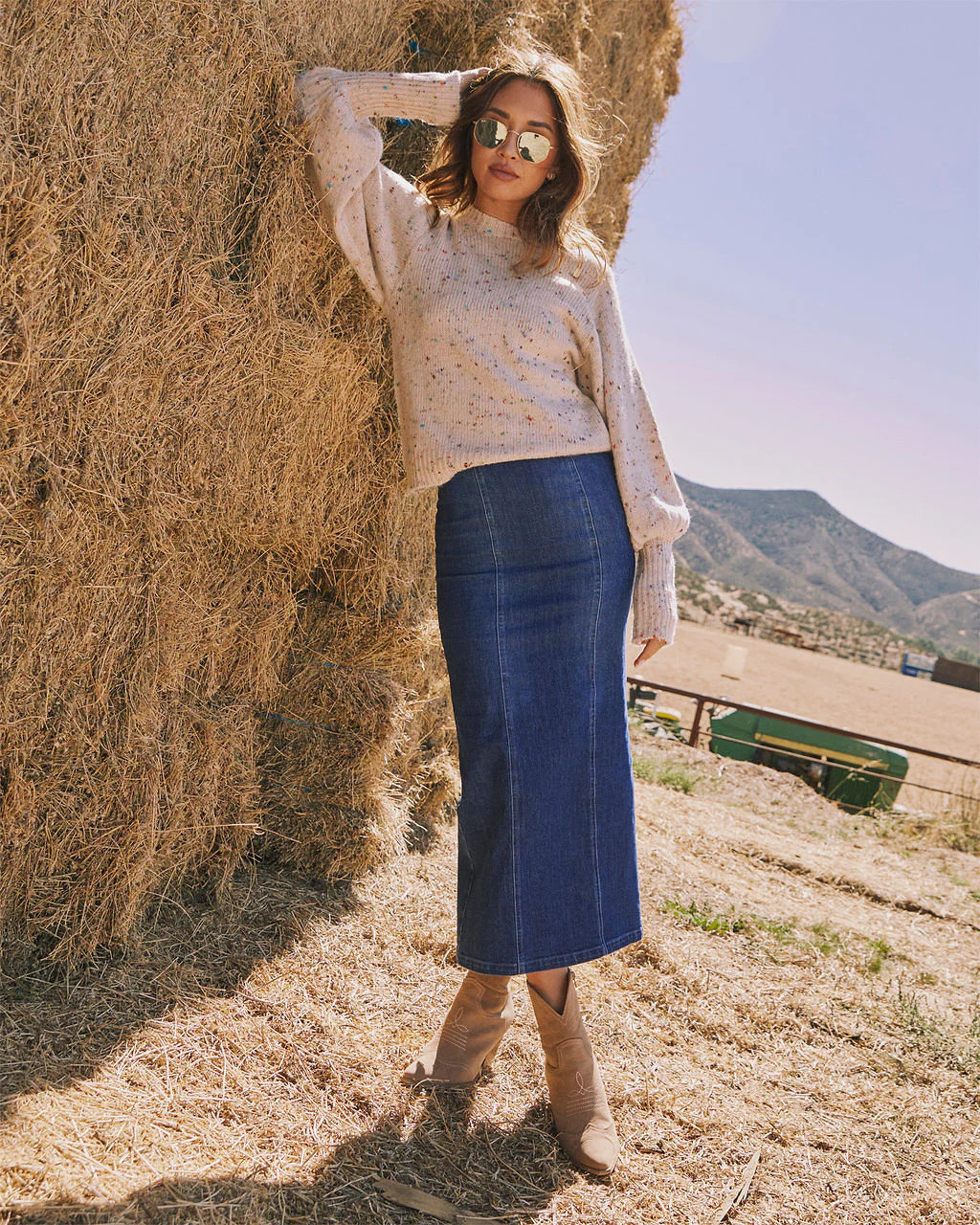 Warren Denim Maxi Dress | VICI