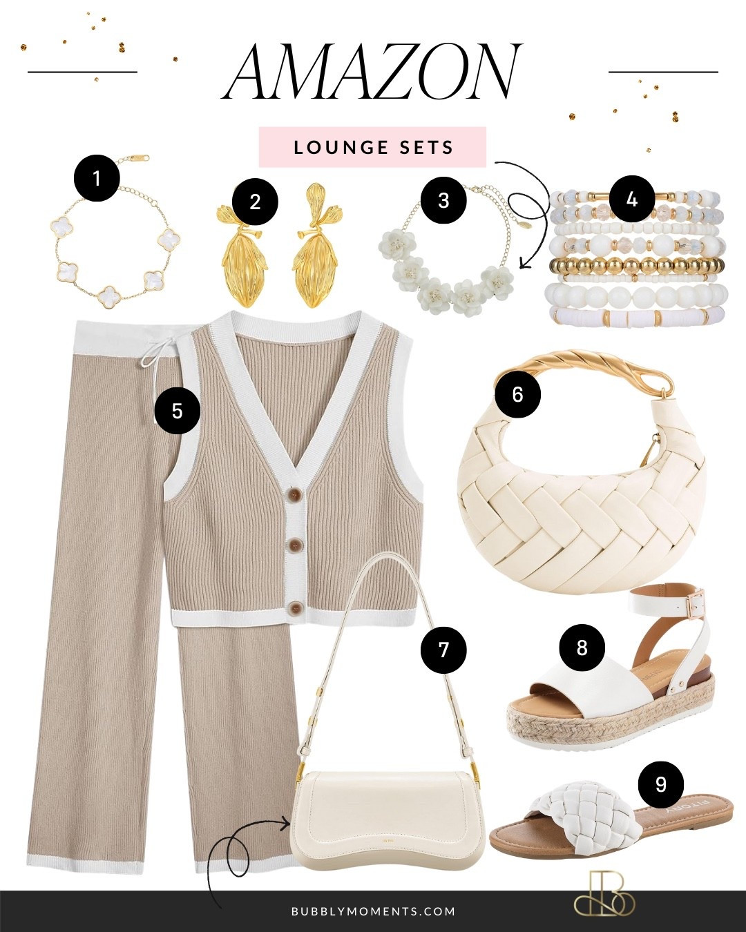 If you love comfortable outfits that still look put-together, these Amazon lounge sets are a must 🤍
This edit is all about elevated loungewear—soft neutral sets, polished accessories, and chic shoes that instantly upgrade a relaxed look. Perfect for running errands, casual meetups, travel days, work-from-home outfits, or styled-down everyday wear.

What I love most is how these pieces can be worn together or mixed separately with other wardrobe staples. Add a structured bag, simple jewelry, and you’re effortlessly styled without sacrificing comfort.

Tap to shop all Amazon lounge finds ✨
Save this for outfit ideas you’ll actually wear on repeat.

#AmazonFinds #AmazonFashion #LTKFinds #LTKStyle #LTKAmazon #LoungeWear #LoungeSet #NeutralOutfits #EverydayStyle #ComfortableFashion #ChicComfort #CasualChic #CapsuleWardrobe #AffordableStyle #MinimalStyle #EffortlessOutfits #ShopLTK #LTKDiscover #LTKMustHaves #AmazonMustHaves #OutfitInspo #StyleInspo

#LTKgrwm #LTKdayinmylife #LTKootd