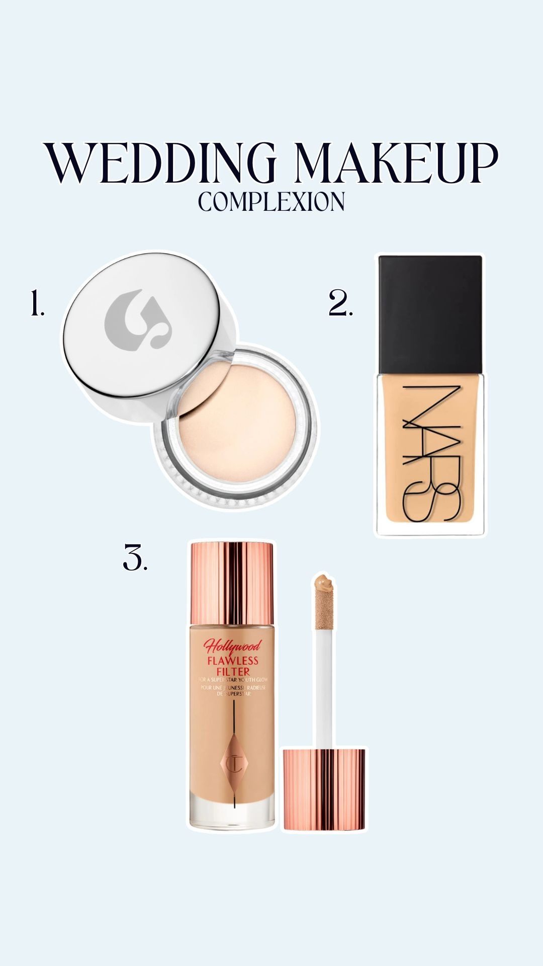 [2/20/26] wedding makeup recap 👰🏻‍♀️💍💄 complexion! i used nars foundation on my wedding day and charlotte tilbury flawless filter for my rehearsal! also linking my favorite concealer brush @Sephora 

#LTKWedding #LTKBeauty #LTKgrwm