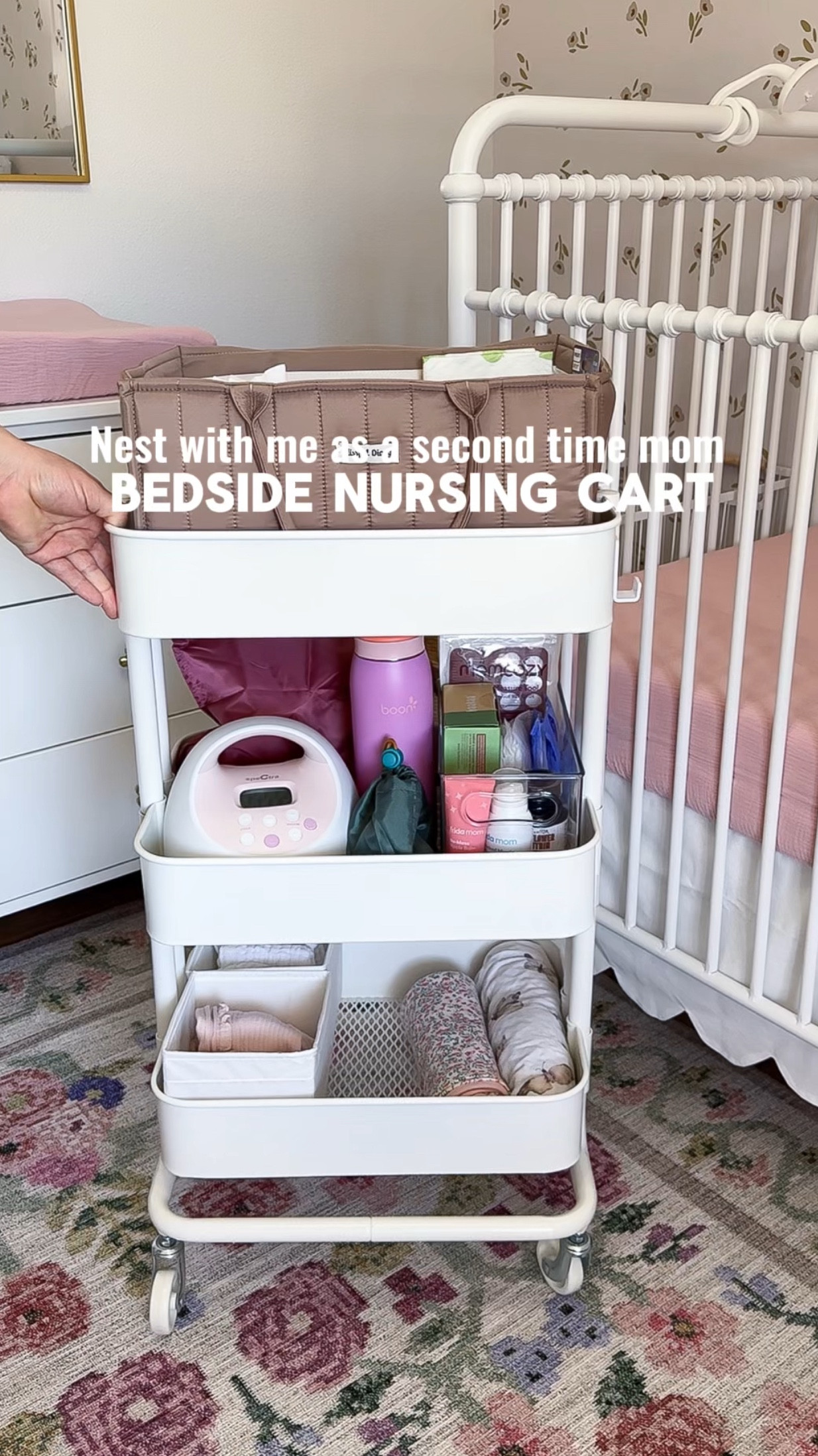Bedside nursing cart

Postpartum essentials, nursing, newborn mom, newborn essentials  

#LTKFamily #LTKKids #LTKBaby