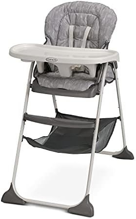 Graco Slim Snacker High Chair, Ultra Compact High Chair, Whisk | Amazon (US)
