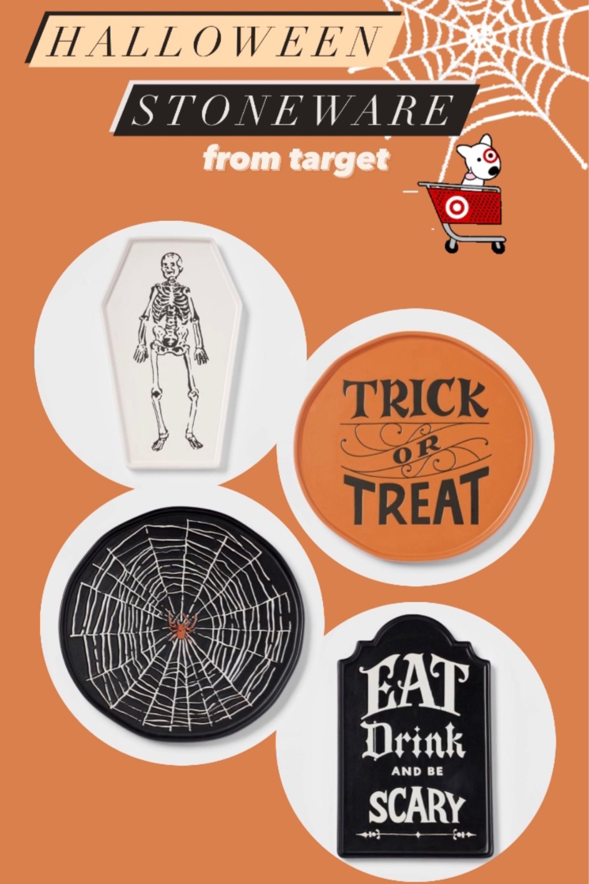 Halloween stoneware from target. Perfect for a spooky Halloween themed charcuterie board or meet and cheese board  

#LTKHalloween #LTKSeasonal #LTKunder50