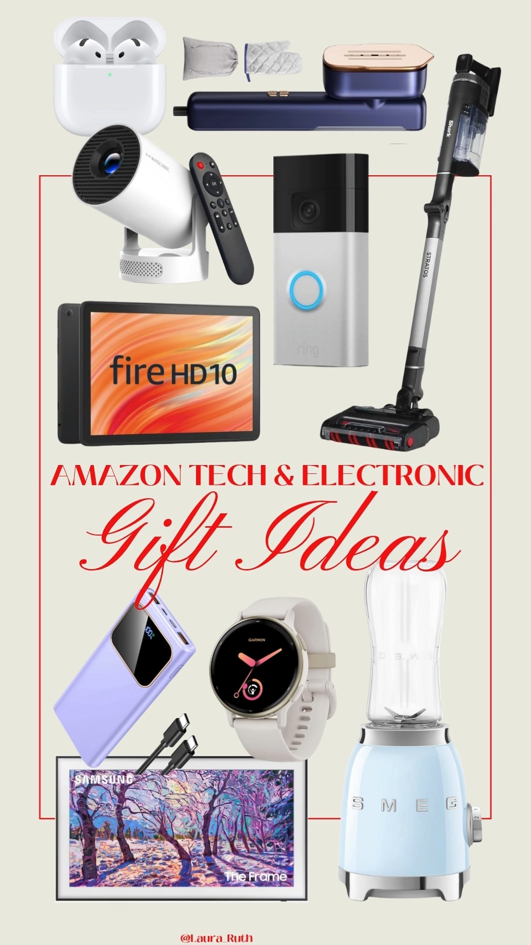 The Chic Tech Edit: Amazon Gift Ideas for Her ✨📱
Sharing some of my favourite Amazon tech and electronics finds that are both stylish and super practical. Most of these I reach for daily and others on my own tech wishlist! From smart home essentials and easy beauty tools to sleek headphones, tablets and of course the Samsung Frame TV. Perfect for anyone who wants their tech to look good and make life a little easier.

#LTKgiftguide #LTKuk #LTKCyberWeek