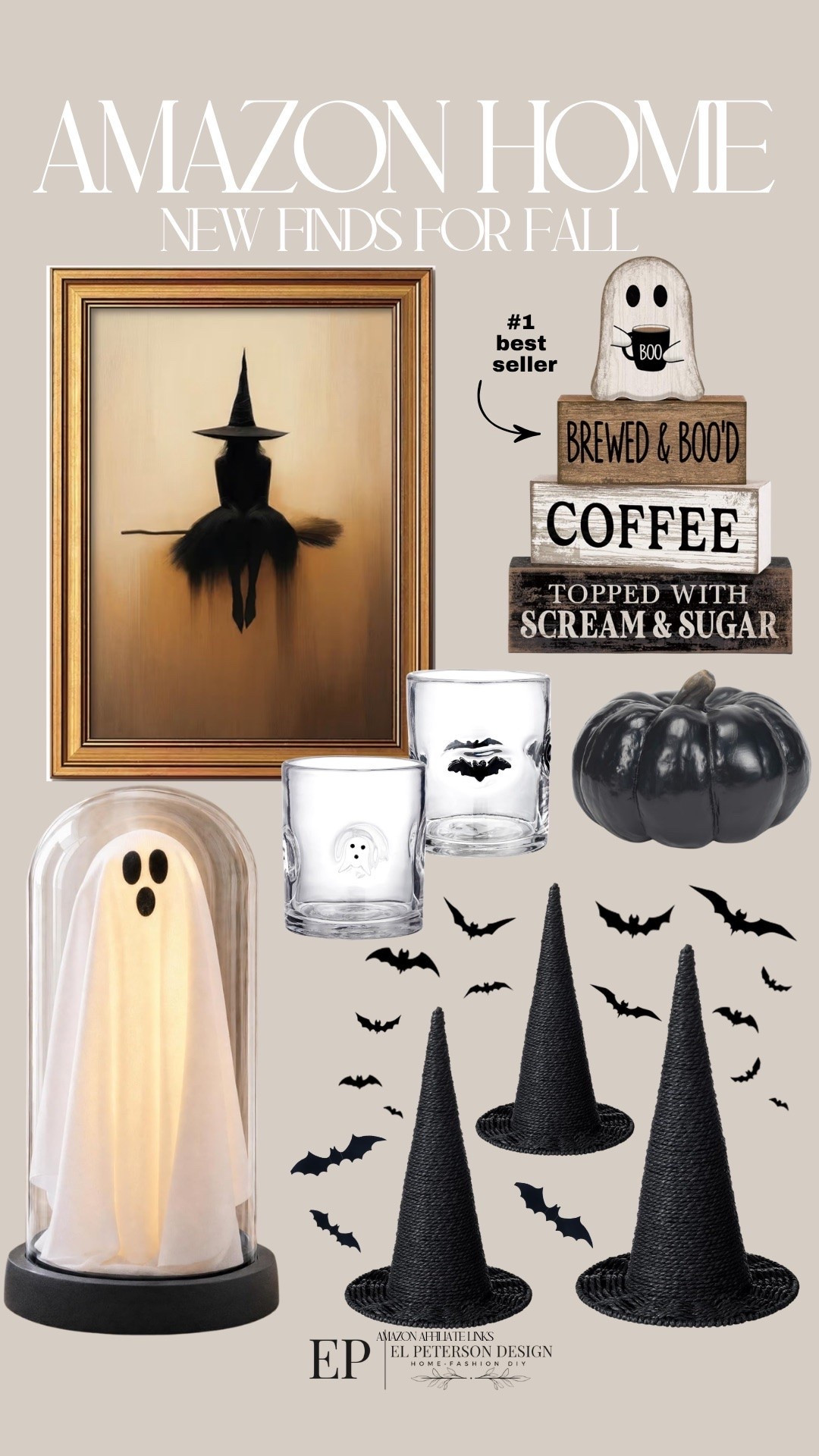 Amazing
New Fall folks
Halloween sign
Witches hats
Ghost door
Artwork
Drinking glasses
Pumpkin

#LTKHome