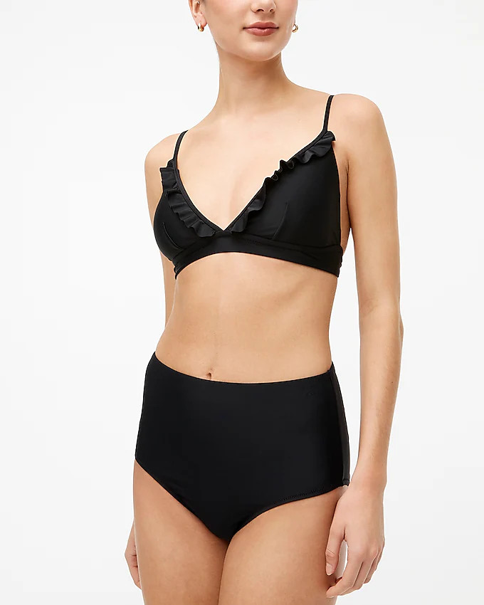 High-waisted bikini bottom | J.Crew Factory