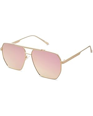 SOJOS Retro Oversized Square Polarized Sunglasses for Women and Men Vintage Shades Classic Large ... | Amazon (US)
