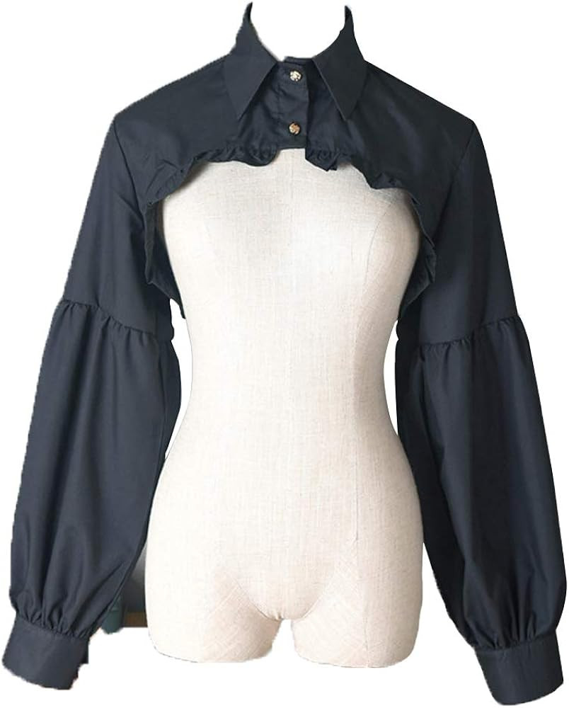Elegtiskas Detachable Dickey Blouse False Collar Half Shirt Blouse Collar Crop Top | Amazon (US)