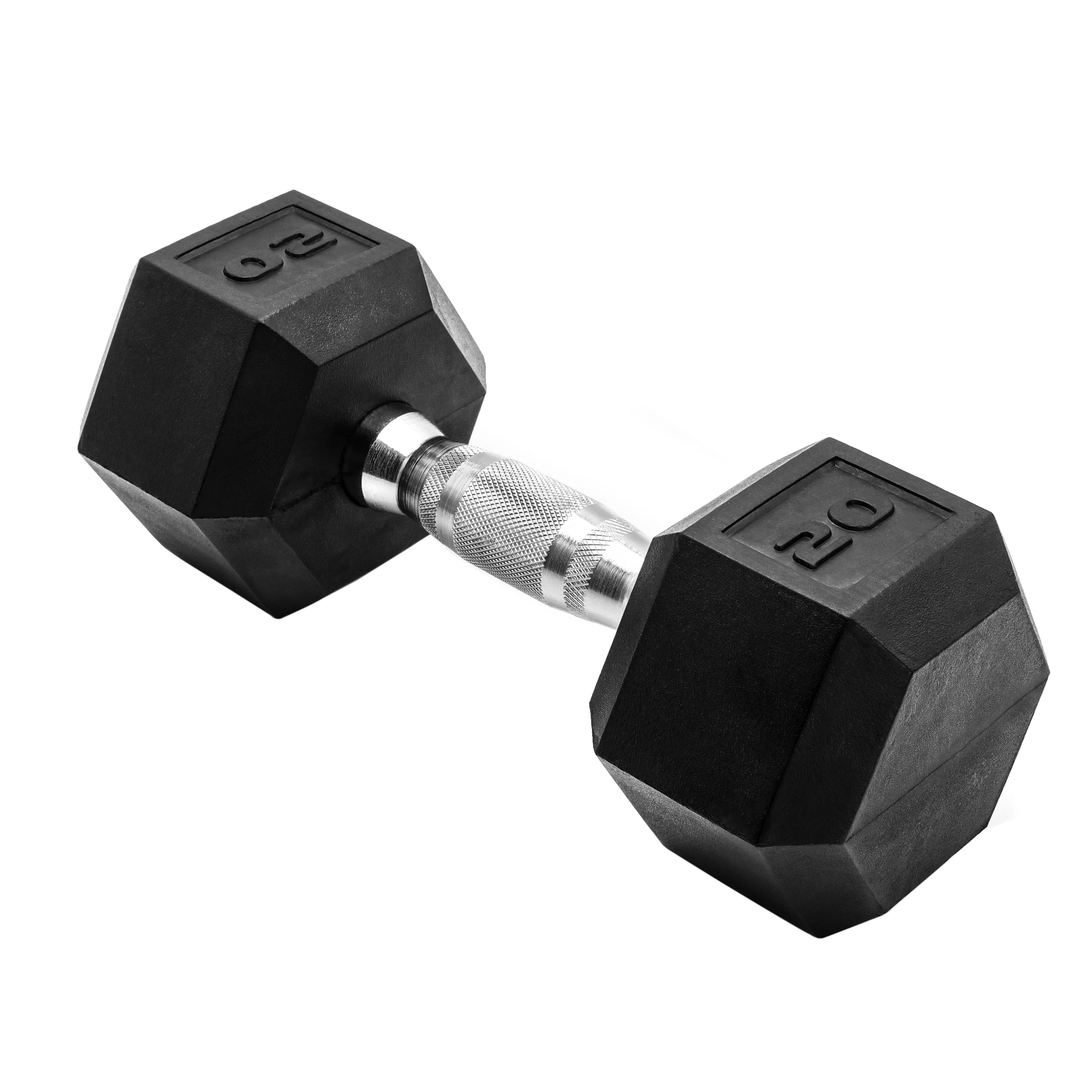 CAP Barbell, 20lb Rubber Hex Dumbbell, Single | Walmart (US)