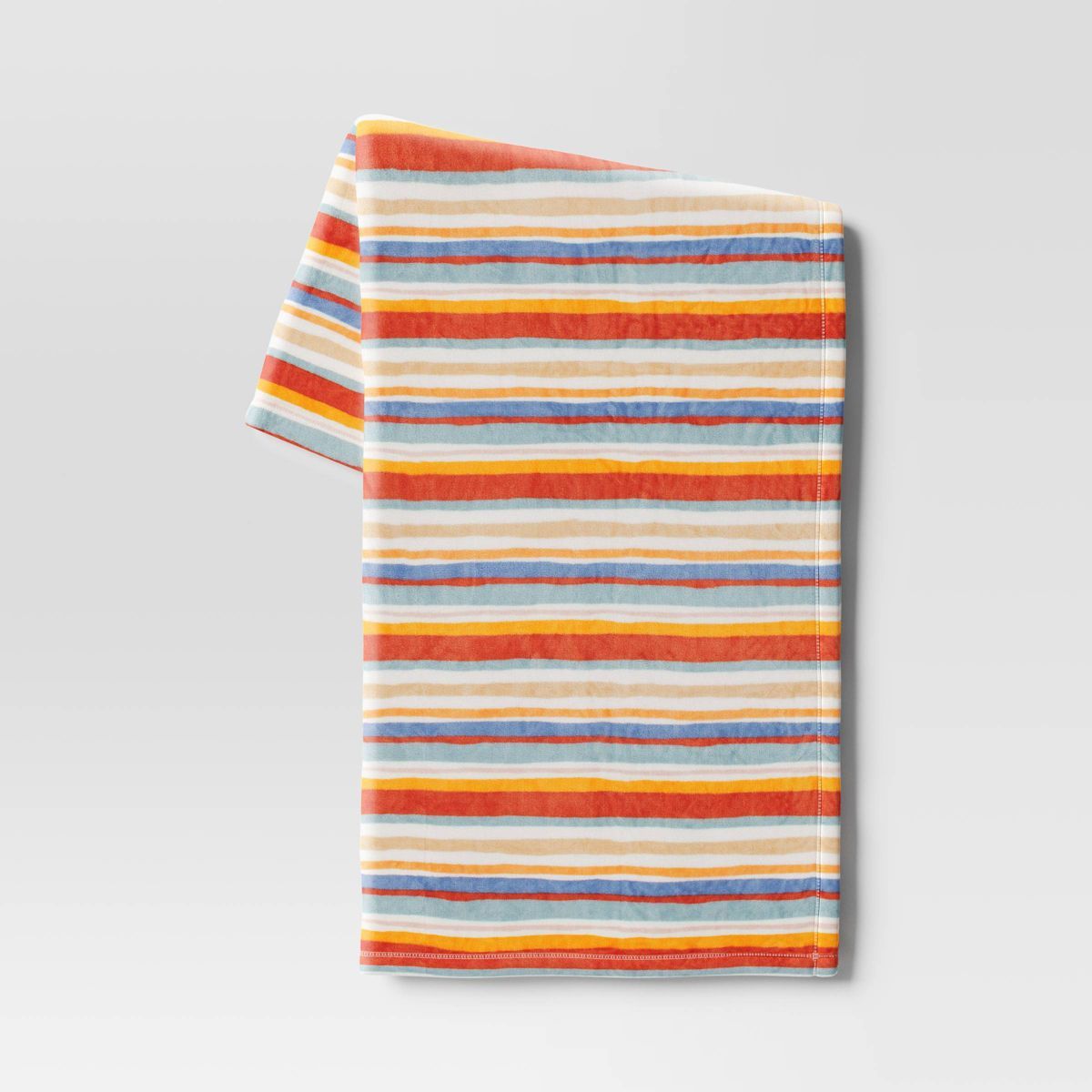 Wavy Striped Printed Plush Throw Blanket - Room Essentials™ | Target