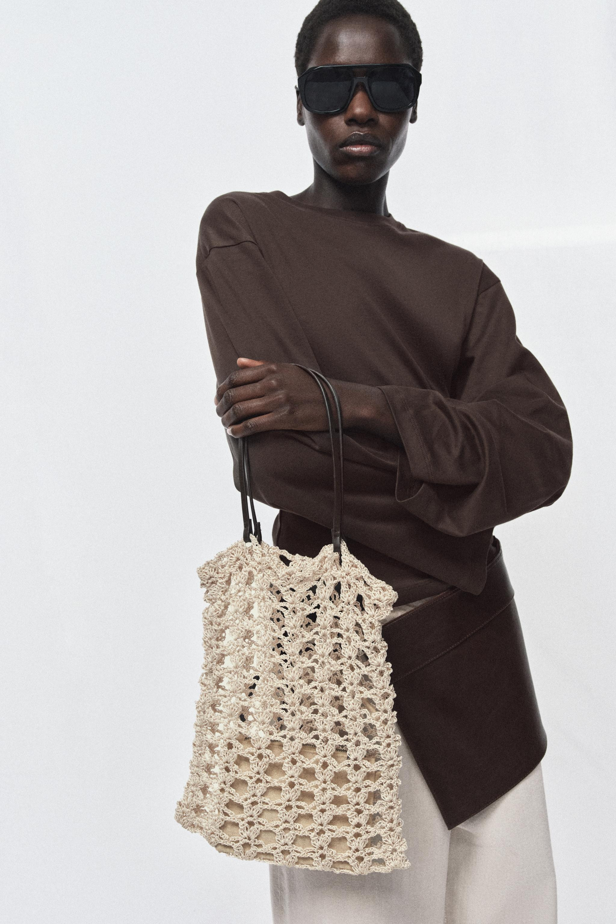 CROCHET MINI TOTE | Zara US