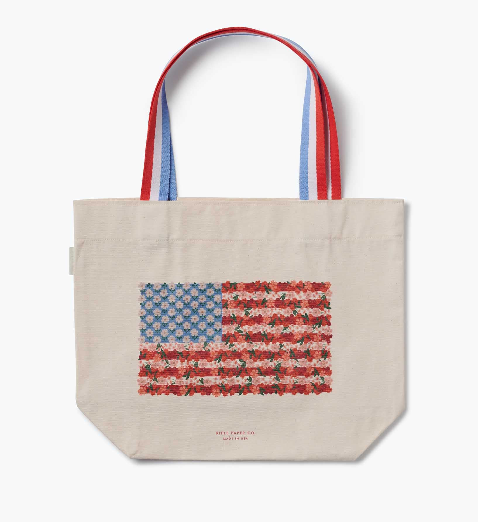East West Canvas Tote Bag - Americana | Rifle Paper Co.