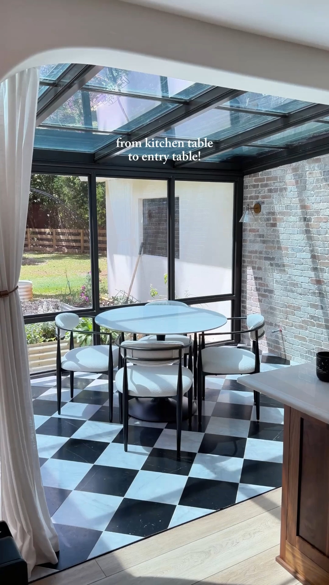 Let’s reuse my old dining table as my new entryway table ￼

#LTKHome